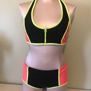 Sporty Two Piece Swim Suit